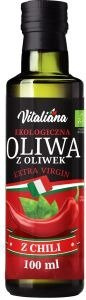Oliwa z Oliwek Extra Virgin z Chilli 100ml - Vitaliana