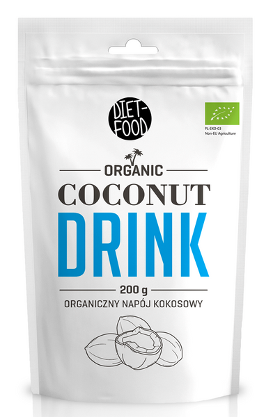 Organiczny Napój Kokosowy w Proszku 200g Diet-Food EKO