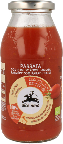 Passata Pomidorowa Przecier Pomidorowy Włoski 500g - Alce Nero