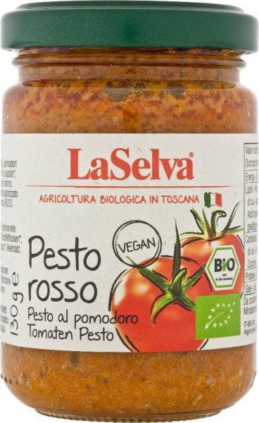 Pesto Pomidorowe Pesto Rosso La Selva 130g BIO EKO