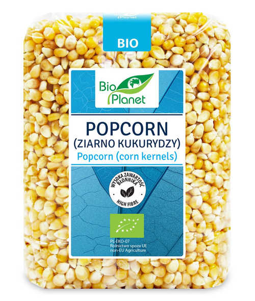 Popcorn (Ziarno Kukurydzy na Popcorn) 1kg - Bio Planet - EKO