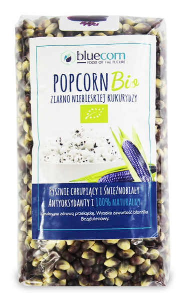 Popcorn Ziarno z Niebieskiej Kukurydzy 350g - BlueCorn