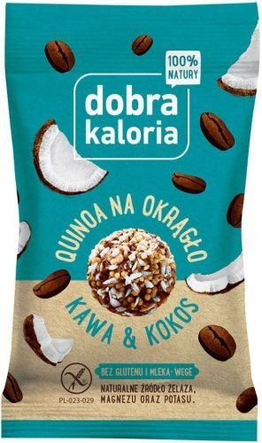 Quinoa Na Okrągło Kawa i Kokos 24g - Dobra Kaloria