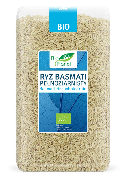 Ryż Basmati Pełnoziarnisty 1kg - Bio Planet