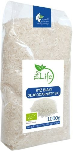 Ryż Biały Długoziarnisty 1kg - BioLife