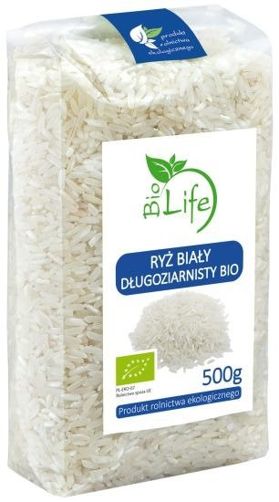 Ryż Biały Długoziarnisty 500g - BioLife