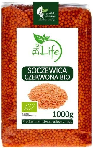 Soczewica Czerwona 1kg - BioLife 