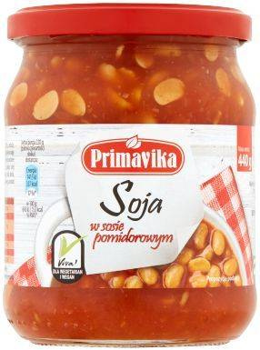 Soja w Sosie Pomidorowym 440g -  Primavika