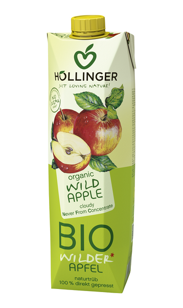Sok Jabłkowy 100% Owoców Bez Cukru 1L - Hollinger