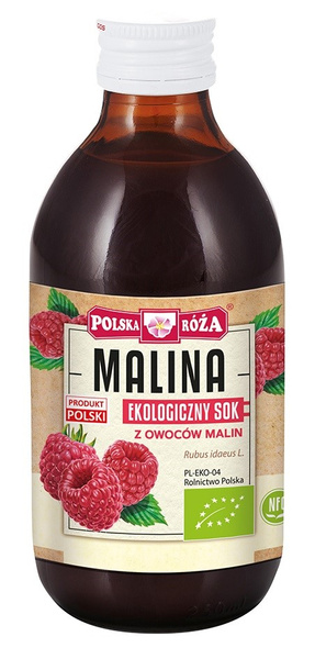 Sok z Owoców Malin 250ml EKO - Polska Róża