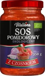 Sos Pomidorowy z Czosnkiem Pieczonym 350g - Vitaliana