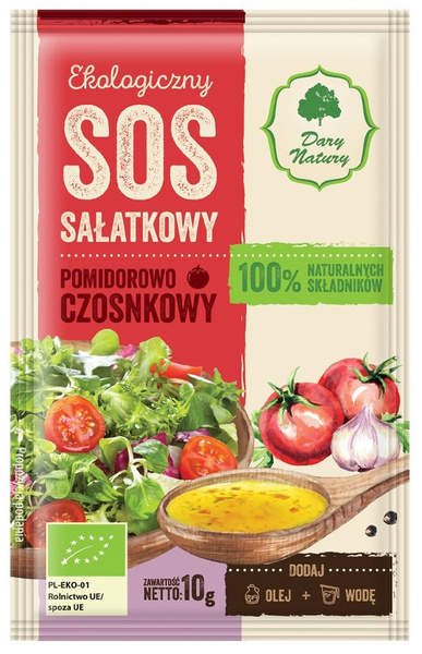 Sos Sałatkowy Pomidorowo-Czosnkowy 10g - Dary Natury