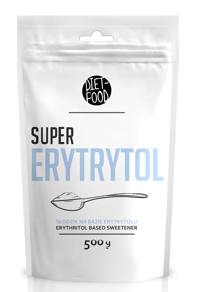 Super Erytrytol 500g DIET-FOOD 0 kcal 0 Gl
